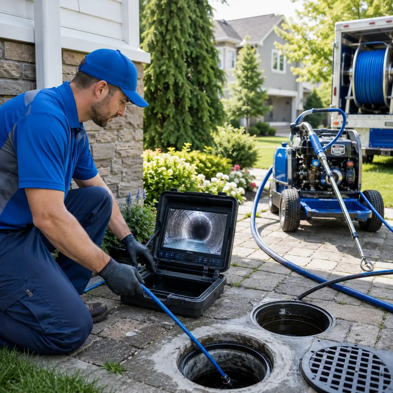 Outdoor drain cleaning professionals serving Lake, MS